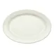 Winco BPO-20-AW Oval Porcelain Platter, 20" x 13-3/4" Rolled Edge, American White Dinnerware 1 image