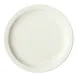 Winco BPR-105NR-AW Plate, 10.5" Diameter Round Porcelain, American White Narrow Rim - 1 Dozen 1 image