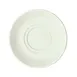 Winco BSC-6RE-AW - Round Porcelain China Saucer, 6" Diameter, American White Finish, 1 Dozen 1 image