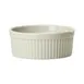 Winco FRR-8-AW - 8 oz American White Porcelain Ramekin Sauce Cup, 4"x4"x1.5", Fluted, - 1 Dozen 1 image