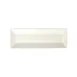 Winco RPR-12-AW - Porcelain Platter 12" x 4" x 0.75", American White, Royalsquare - 1 Dozen 1 image