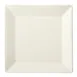 Winco RPS-12-AW - 12" x 12" Square Porcelain China Plate, American White, 1 Dozen 1 image
