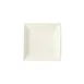Winco RPS-6-AW Royalsquare Square China Plate, 6" x 6" x 3/4", Porcelain, American White - 1 Dozen 1 image