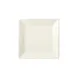 Winco RPS-7-AW Royalsquare Square China Plate, 7" x 7" x 3/4", Porcelain, American White - 1 Dozen 1 image