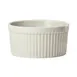 Winco SBR-16-AW - 16 oz White Porcelain Souffle Bowl, Round, 4"5 x 4"5 x 2"5, Fluted - 1 Dozen 1 image