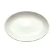 Winco SPO-155-AW Oval China Platter, 15"-Wide x 11"-Deep x 2" Porcelain, White Finish - 1 Dozen 1 image