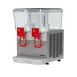Omcan USA 49026 Beverage Dispenser with Double Bowls / Churn / Impeller Type - 3.0 Gal (each) - 500W 1 image