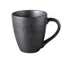 Yanco DB-012 - Black China Mug, 3"5/8 x 4", 12 oz, Bronze, Dishwasher & Microwave Safe - 1 Dozen 1 image