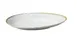 Yanco IB-313 Iris Blue Oval China Plate, 13"¾ x 8"¼ x 2"⅛ Dishwasher and Microwave Safe - 1 Dozen 1 image