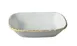 Yanco IB-405 Blue Rectangular China Bowl 5" x 3½" x 1", 4 oz, Dishwasher & Microwave Safe - 1 Dozen 1 image