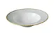Yanco IB-410 Blue Soup Plate, 10"¼ Diameter, 20 oz Capacity, Round China, Microwave Safe - 1 Dozen 1 image