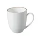 Yanco LE-012 - China Mug, 3 5/8" x 4", 12 oz, White/Brown, Dishwasher & Microwave Safe - 1 Dozen 1 image