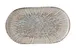 Yanco LE-215 - Oval China Plate 15.5" x 9" x 1", White Brown, Dishwasher Microwave Safe - 1 Dozen 1 image