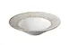 Yanco LE-408 Legna Soup Plate, 8.625" x 2" , 10 oz, White & Brown China, Dishwasher Safe - 1 Dozen 1 image