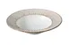 Yanco LE-410 Pasta Plate, 10"¼, 20 oz, White & Brown China, Dishwasher & Microwave Safe - 1 Dozen 1 image
