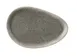 Yanco MI-212 - Oval Plastic Plate, 12" x 7 3/4" x 3/4", Gray Melamine, Break‑Resistant - 1 Dozen 1 image