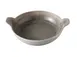 Yanco MI-509 Gray Melamine Bowl with Handle, 9" x 7" x 1¾", 24 oz, Dishwasher Safe - 1 Dozen 1 image