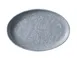 Yanco ST-214 Round Melamine Platter, 14" x 9 3/8" x 1 1/4", Gray, Break‑Resistant - 1 Dozen 1 image