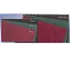 Cactus 220R-3 Black Cherry Bar Shelf Liner, 3" x 60" Roll, Polyester Scrim, Washable - 1 Roll 1 image