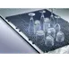 Cactus 2553-CT Bar Mat, 12" x 12", 9/16" Thick, Black Vinyl Flex-Tile Snap Together Liner 1 image