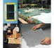 Cactus 2557STD - 12" x 12" Vinyl Floor Mat, 3/4" Thick, Black, Fungus Resistant, Slip‑Resistant 1 image
