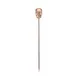 Mercer M37064CP Barfly Cocktail Picks, 4-3/8", Skull Top, 18/8 Stainless Steel, Copper Finish - Pack 1 image