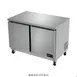 Asber AUTF-48-P 48" 2-Door Undercounter Freezer, Stainless Steel, 12 cu. ft. 1 image