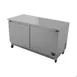Asber AUTF-60-P 60" 2-Door Undercounter Freezer, Stainless Steel, 16 cu. ft. 1 image