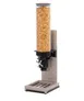 Cal-Mil 3584-1-110 Cereal Dispenser, 4.5L Cylinder, 8"W x 9-1/2"D x 26-1/2"H, Pine Base Crumb Catcher 1 image