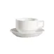 CAC China 101-2 Saucer, 5.5" Dia x 0.875" H, Round Porcelain, Bone White, Dishwasher Safe - 1 Dozen 1 image