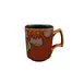 CAC China 112014-SQ17 Tikal Square China Mug, 12-13 oz Capacity, 3 1/4" Square Size, 12oz, - 1 Dozen 1 image