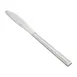 CAC China 2001-08 Dinner Knife, 7-7/8" Solid Handle, 18/0 Stainless Steel Frost Finish - 1 Dozen 1 image