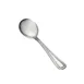 CAC China 2008-04 Pearl Bouillon Spoon, 6-1/4" Length, Heavy Weight, 18/0 Stainless Steel - 1 Dozen 1 image