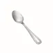CAC China 3008-01 Black Pearl Teaspoon, 6-1/4" Length, Heavy Weight, 18/0 Stainless Steel - 1 Dozen 1 image