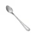 CAC China 3008-02 Black Pearl Iced Tea Spoon, 7-1/8" Length, 18/0 Stainless Steel - 1 Dozen 1 image