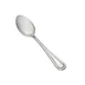 CAC China 3008-03 Black Pearl Dinner Spoon, 7-3/8" 18/0 Stainless Steel - 1 Dozen 1 image
