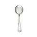 CAC China 3008-04 Black Pearl Soup Bouillon Spoon, 6-1/8", Heavy, 18/0 Stainless Steel - 1 Dozen 2 image