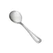 CAC China 3008-04 Black Pearl Soup Bouillon Spoon, 6-1/8", Heavy, 18/0 Stainless Steel - 1 Dozen 1 image