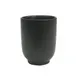 CAC China 666-1-BLK - Japanese 8 oz Stoneware Cup, Black Glaze, Dishwasher Safe - 1 Dozen 1 image