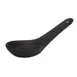 CAC China 666-40-BLK - Soup Spoon, 5-1/2" L x 1-3/4" W x -1/2" H, Black Ceramic, Dishwasher Safe - 1 Dozen 1 image