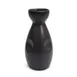 CAC China 666-WP-BLK Japanese Sake Pot, 6 oz, 1-3/4" dia. x 5-1/4"H, Stoneware, Black - 1 Dozen 1 image