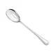 CAC China 8002-20 Elite Slotted Serving Spoon, 11" Long, Weight, 18/8 Stainless Steel - 1 Dozen 1 image