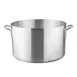 CAC China A6SA-4-40 Sauce Pot, 40 qt., Aluminum, 4mm Thick, Riveted Handles, No Cover 1 image