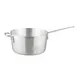 CAC China A9SA-3-10 Sauce Pan, 10 Qt, 11-3/4" x 6-1/8", Aluminum, Riveted Handle, Tapered, 3mm Thick 1 image