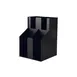 CAC China ACO2-2A Cup And Lid Organizer, 2-Tier, 2-Stack, Acrylic, Black, BPA Free 1 image