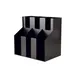 CAC China ACO2-3B Cup Lid Organizer, 2-Tier 3-Stack, Fits 4" Dia. Cups/Lids, Black Acrylic, BPA-Free 1 image