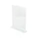 CAC China ACTH-118 Menu Card Holder - 8-1/2" W x 11" H Acrylic, BPA-Free, 10-12" Height, Clear Design 1 image