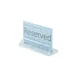 CAC China ACTH-53 Menu Card Holder, 5-1/2"W x 3-1/2"H Acrylic BPA-Free Stand, Height 4"-6" 2 image