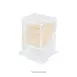 CAC China ACTP-8 Toothpick Holder Dispenser, 3-1/4" W x 3" D x 5" H Clear Acrylic, BPA Free 1 image
