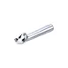 CAC China AICS-24 Ice Cream Dipper, 1.5oz, #24, Heat Conductive Handle, Aluminum, Silver 1 image